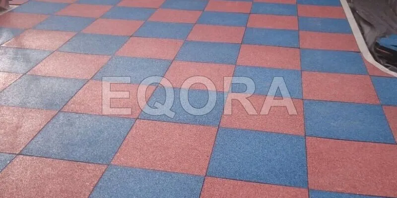 Резиновое покрытие из крошки для автосервисов в Карабаше